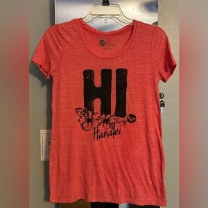 Pink Hawaii Roxy Tee 🌺